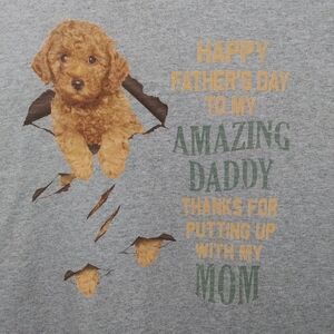 Thanks for putting up with Mom - Happy Father's Day - Sz XL